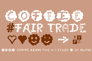 FONT Coffee Beans Time