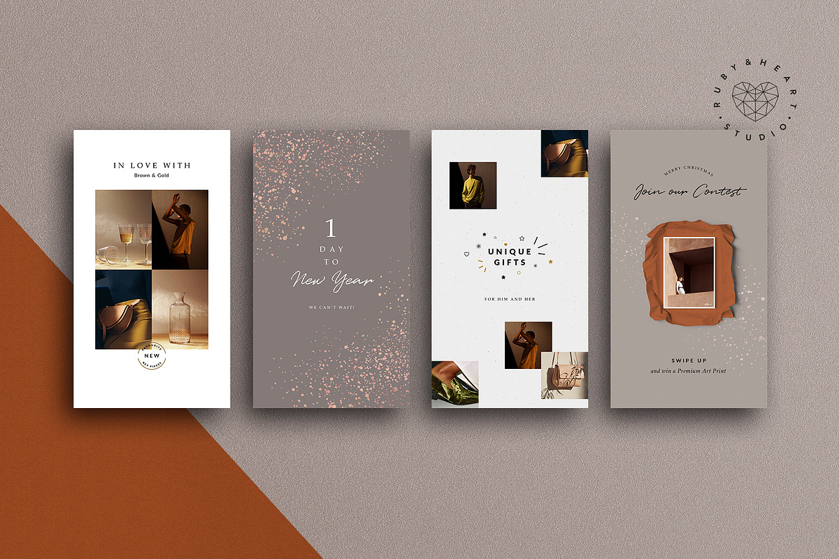 ANIMATED Holiday Instagram Stories, a Social Media Template by Ruby&Heart Studio (Photo 5 of 9)