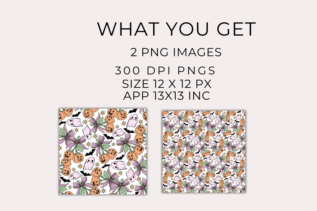 Cute Halloween Seamless Pattern, an Illustration by Anca Digital Vibe (Photo 2 of 5)