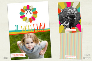 Oh What Fun! Holiday Photo Card