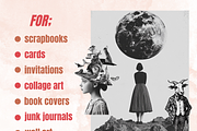 Whimsy Black White Collage Elements, an Object Graphic by GiraffeCreative (Thumbnail 5 of 9)