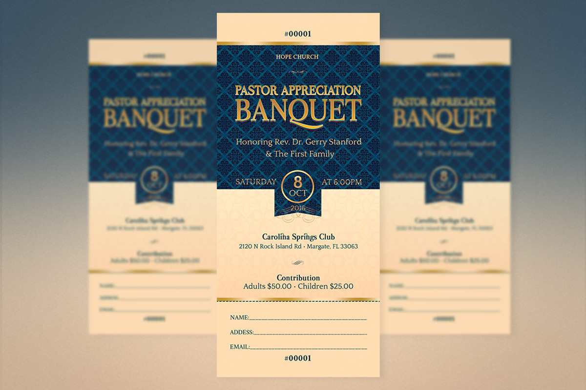 Pastor Appreciation Template Kit, an Invitation Template by Godserv Designs (Photo 6 of 7)