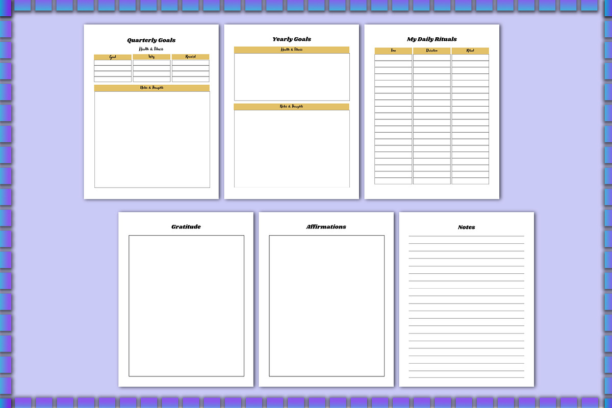 Manifestation Dream Life Journal, a Stationery Template by Shumaya (Photo 3 of 4)