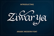 Ziwarya Arabic Font, a Script Font by Art StoreID (Thumbnail 2 of 16)