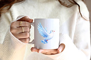 Summer Wedding Doves Clipart, an Illustration by CreationArt (Thumbnail 5 of 9)