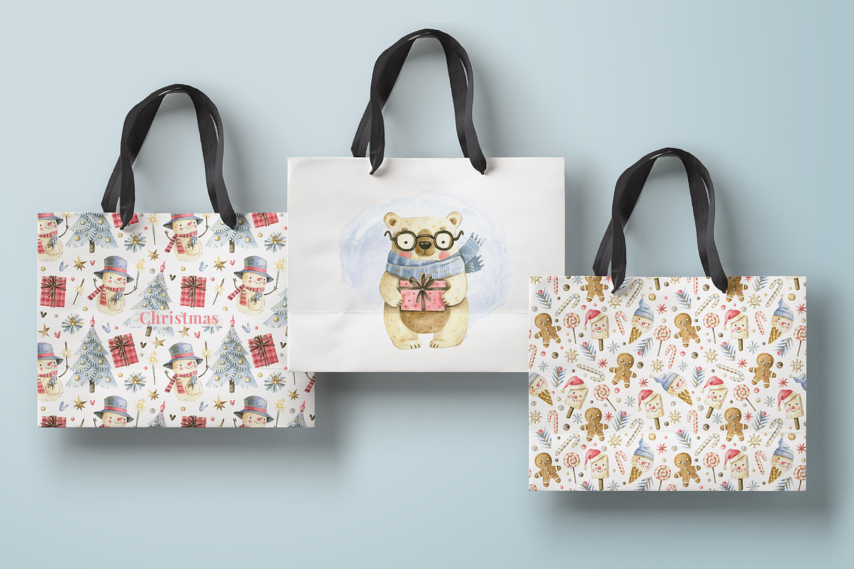 Christmas friends. New Year's set., an Animal Illustration by babenkoirusa (Photo 15 of 15)