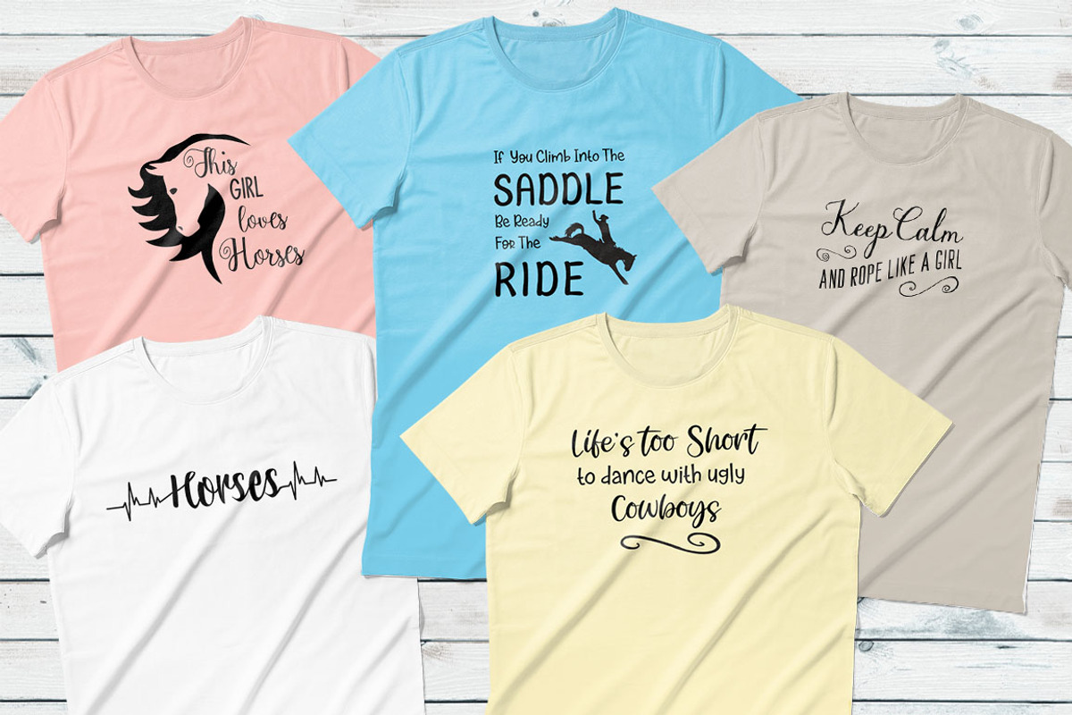 Horse Quotes & Heartbeats Bundle, an Illustration by Karen J (Photo 2 of 2)