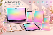 Pastel Rainbow Gradient Backgrounds, a Background Graphic by MarisoArt (Thumbnail 3 of 5)