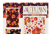 AUTUMN. Hand draw watercolor, an Object Graphic by ma_i_vi (Thumbnail 13 of 14)