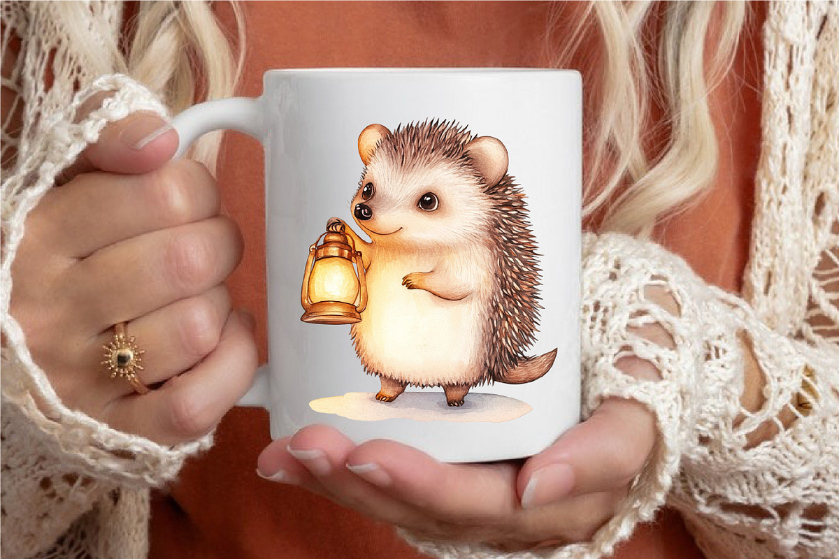Watercolor Dreamy Animals Clipart, a Seasonal Illustration by designcity5 (Photo 5 of 5)