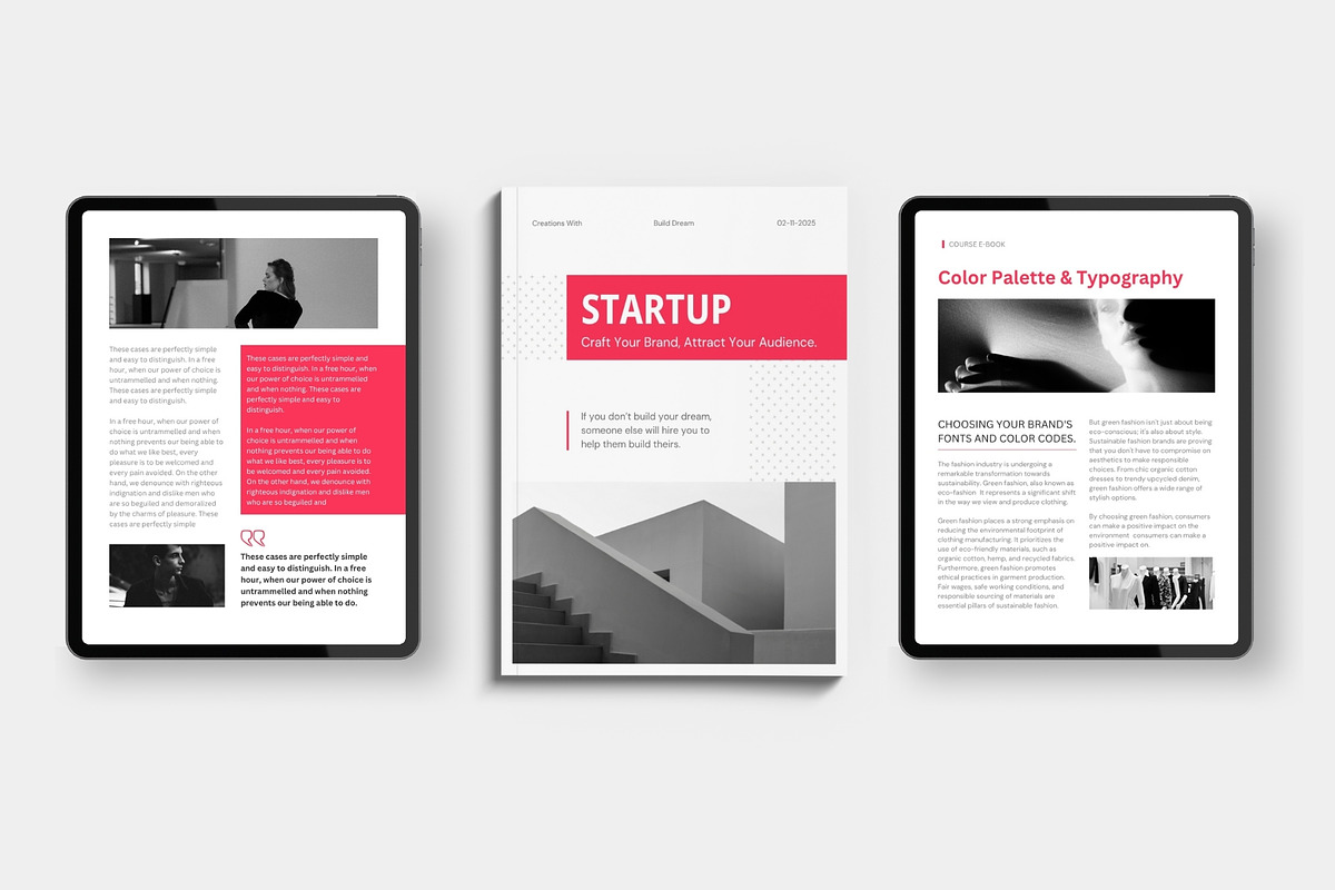 Minimal Canva Ebook Template, a Magazine Template by TheBrightGrap (Photo 2 of 9)