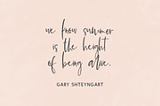 Summerback Script, a Script Font by Beck McCormick (Thumbnail 6 of 10)