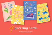 Books and Flowers, a Seasonal Illustration by Sara Zanello (Thumbnail 3 of 11)