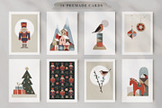 Retro Geometric Christmas set, a Decorative Illustration by Tabita's shop (Thumbnail 5 of 13)