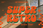 Super Retro - Groovy Retro Typeface, a Serif Font by RagamKata (Thumbnail 1 of 10)