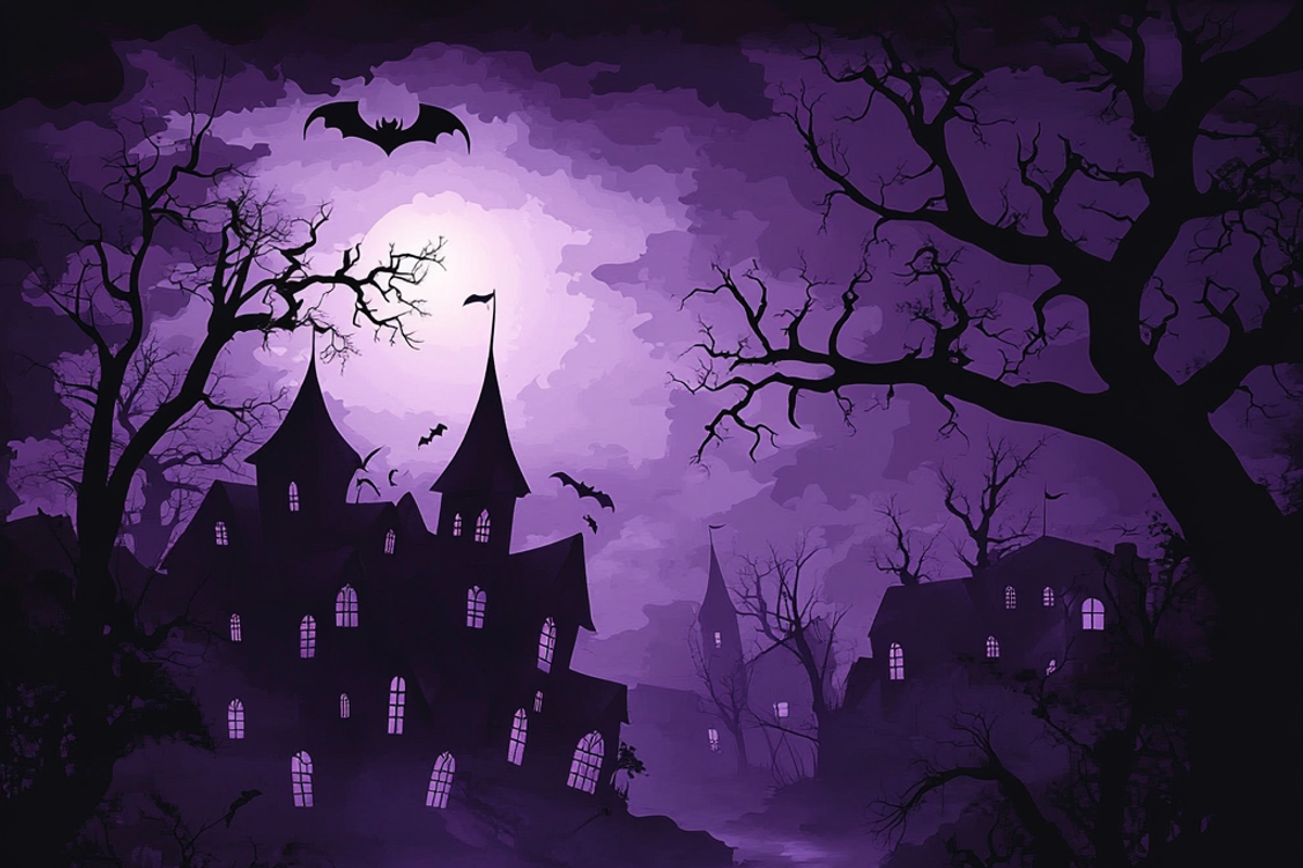 Spooky Silhouettes, a Background Graphic by Printable Treasure (Photo 5 of 10)