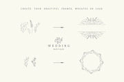 Hand Drawn Floral Elements. Frames, a Seasonal Illustration by Designwork (Thumbnail 13 of 22)