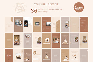 Yoga Canva Instagram Stories