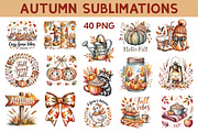 Cozy Fall Clipart & Seasonal Designs, a Seasonal Illustration by Whimsy Brush Studio (Thumbnail 1 of 9)