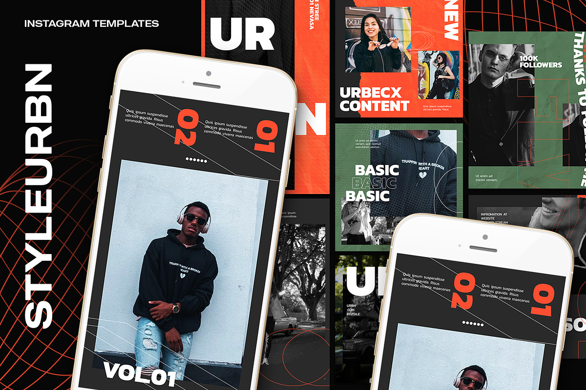 Bundle Streetwear Instagram Template, a Social Media Template by Azruca (Photo 15 of 26)