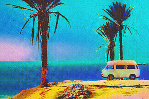 Retro Postcard Effect