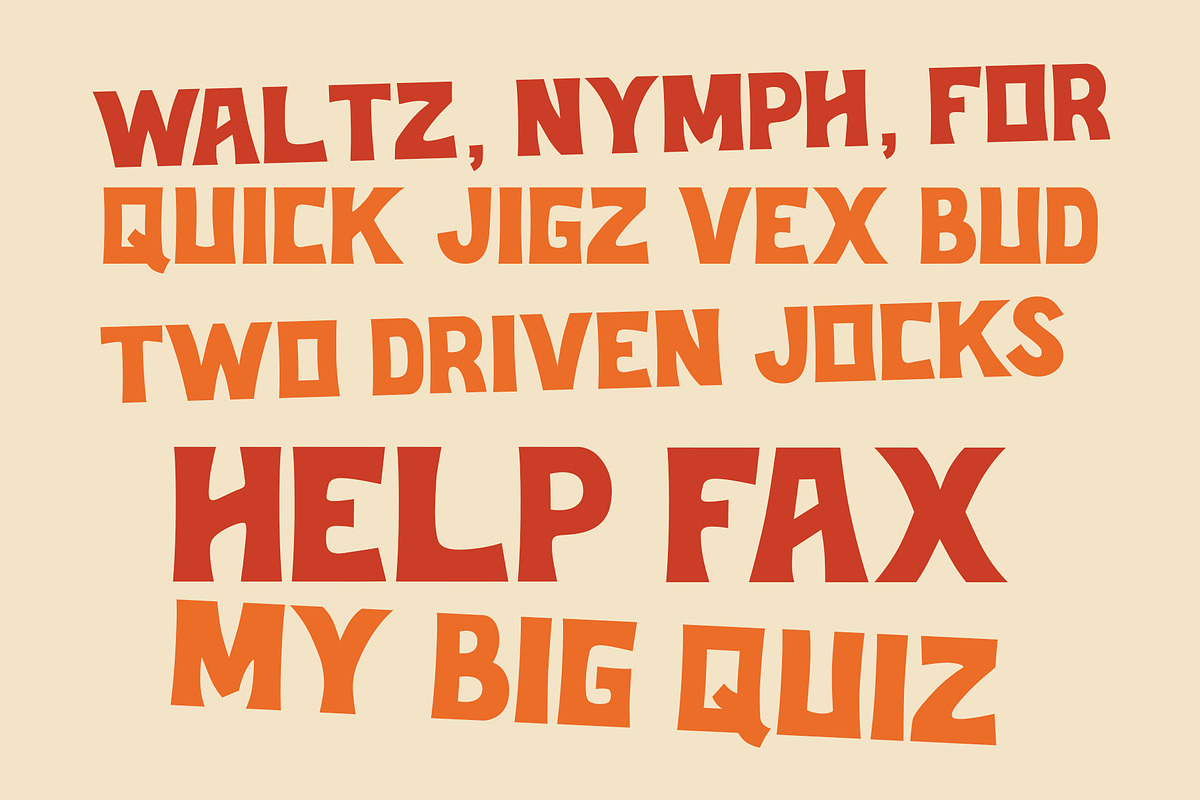Balok Display Font, a Sans Serif Font by Pokal Studio (Photo 8 of 9)