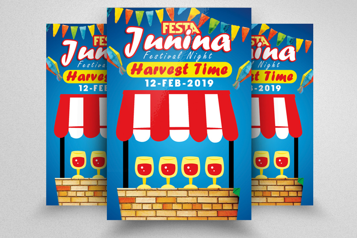 10 Festa Junina Flyer Bundle, a Flyer Template by Design Up (Photo 6 of 11)