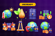Oil and Gas 3d Icon Pack, an Object 3D Model by Ui Stock (Thumbnail 3 of 6)
