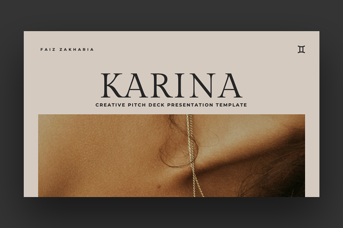 Karina Google Slides Template, a Presentation Template by Faiz zakharia (Photo 3 of 9)