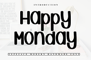 Happy Monday, a Sans Serif Font by InermediaSTUDIO (Thumbnail 1 of 7)
