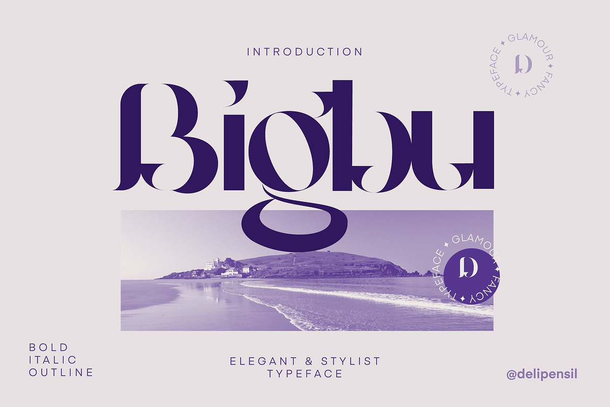 10+ MODERN FONT BUNDLE SALE, a Serif Font by delipensil (Photo 18 of 27)