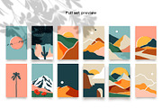 24 Landscape Postcards, a Decorative Illustration by Dedraw Studio (Thumbnail 2 of 10)