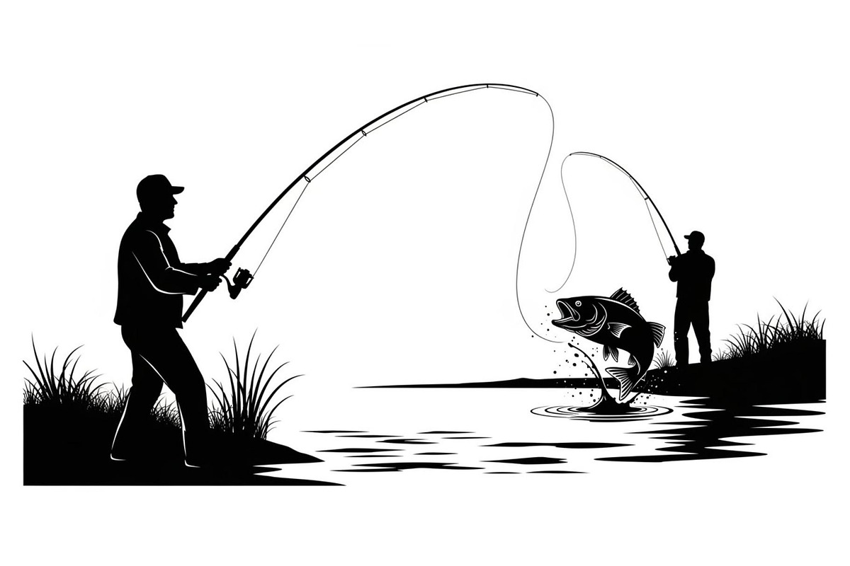 Fishing Silhouette Vector Bundle, an Illustration by hafijul (Photo 11 of 51)