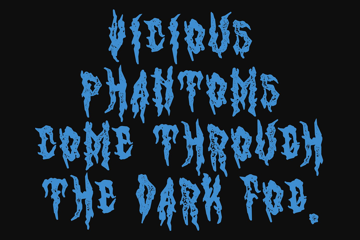 CS Damage Stamp, a Blackletter Font by Craft Supply Co. (Photo 6 of 8)