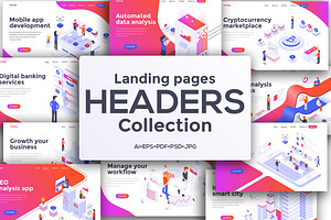 Modern flat design isometric concept
