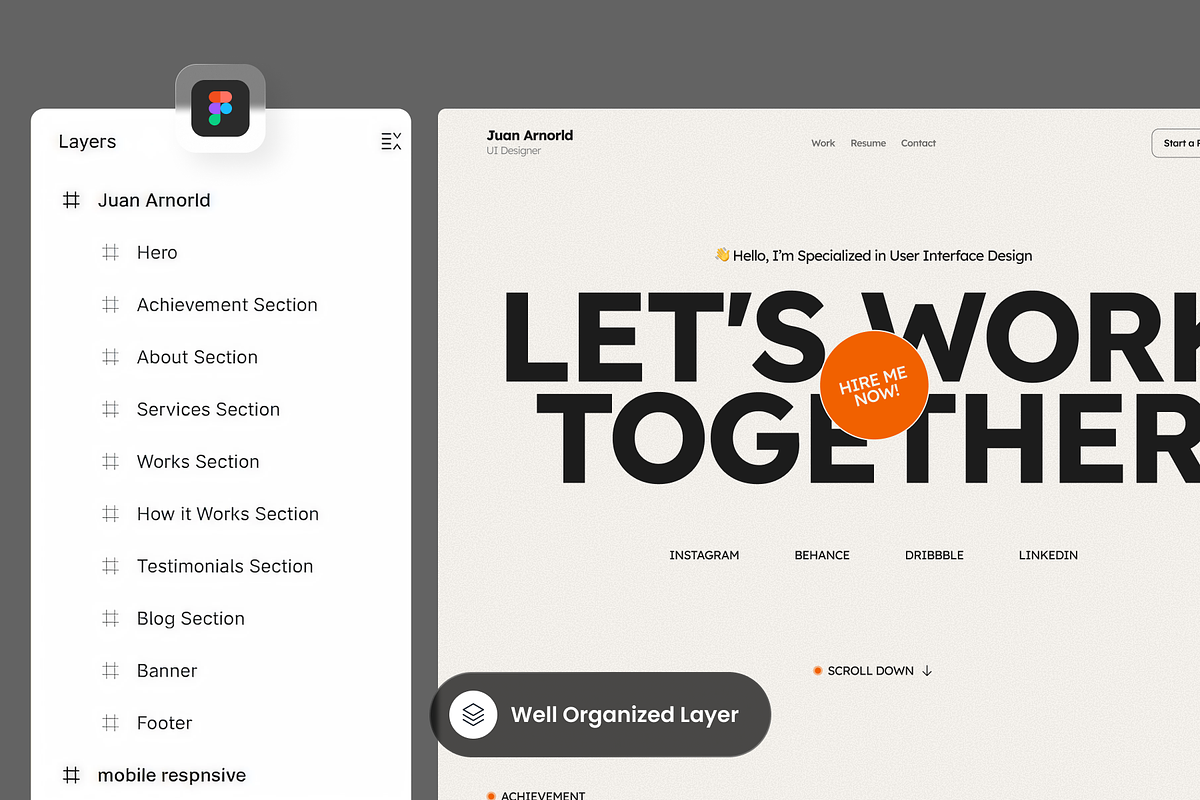 Juan Arnold - Freelancer Portfolio, a Landing Page Template by SLAB! Design (Photo 2 of 4)