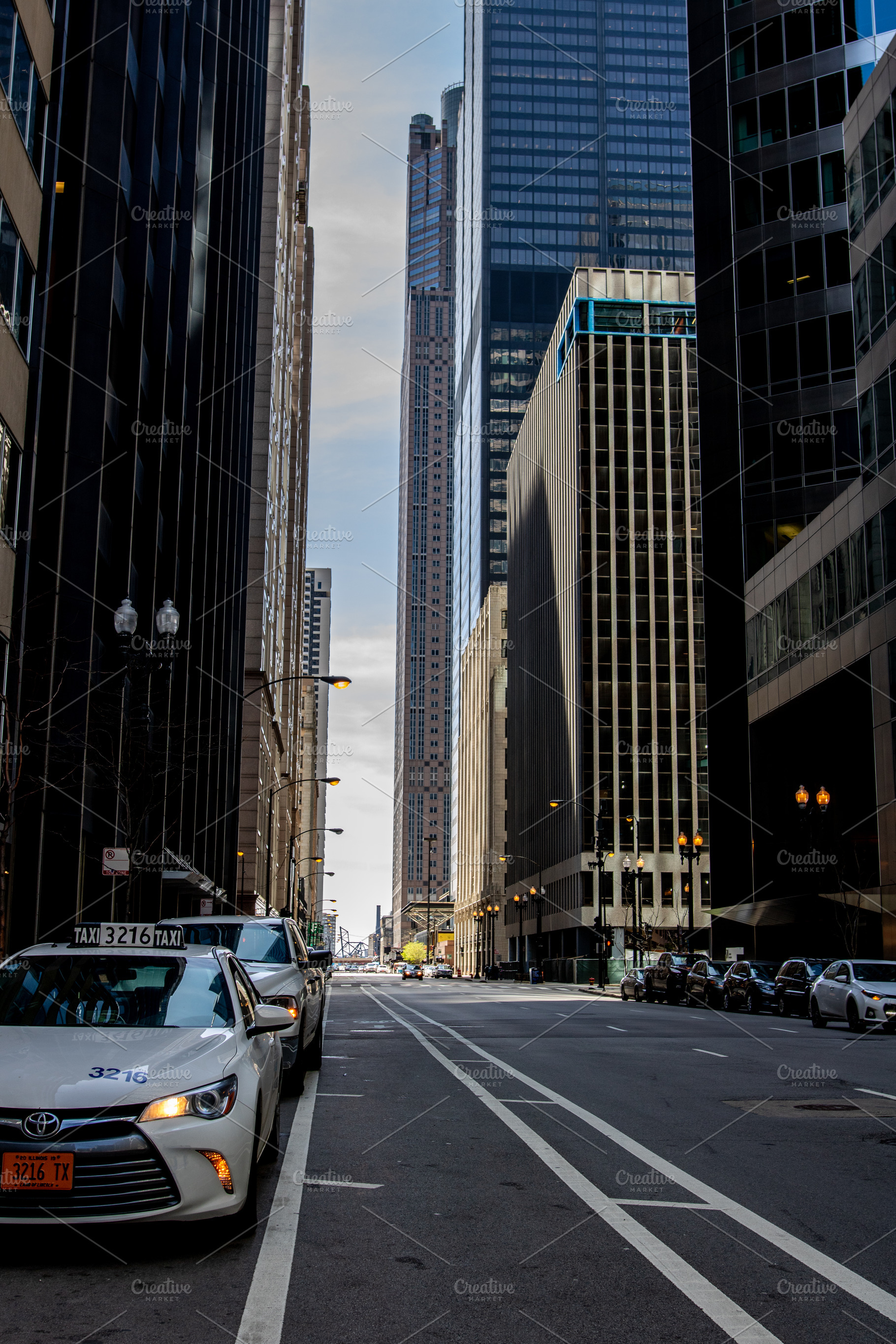 City street containing city, street, and chicago, an Architecture Photo by MARCONOISEY