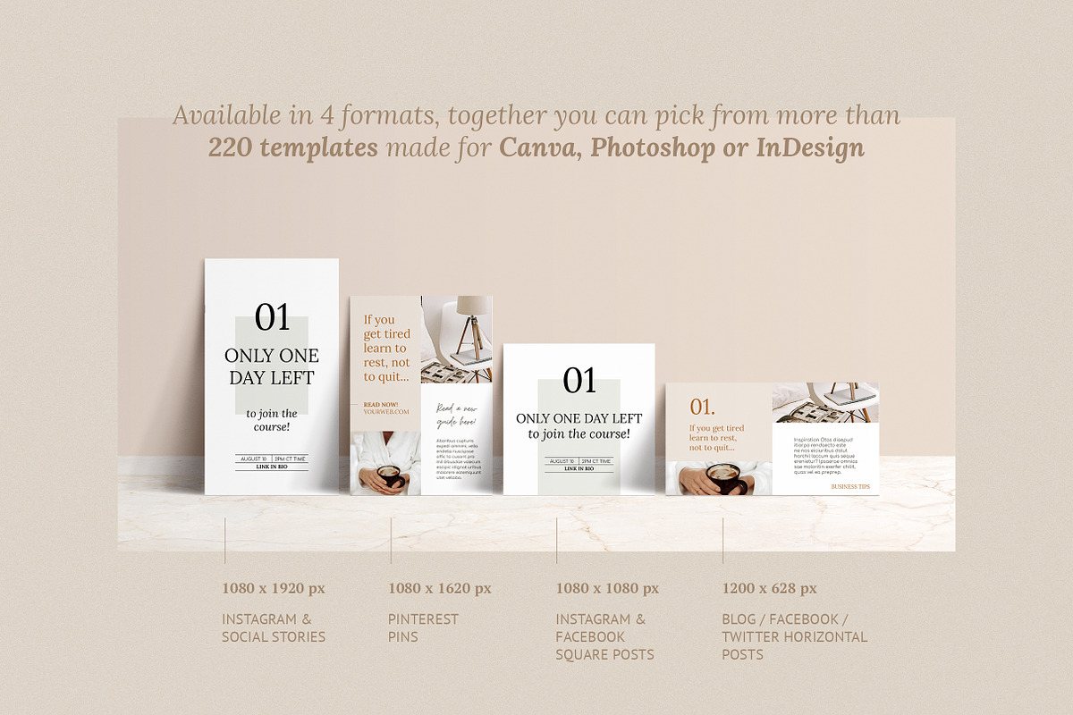 Social Media Bundle E / CANVA, PS, a Social Media Template by Mirazz (Photo 2 of 13)
