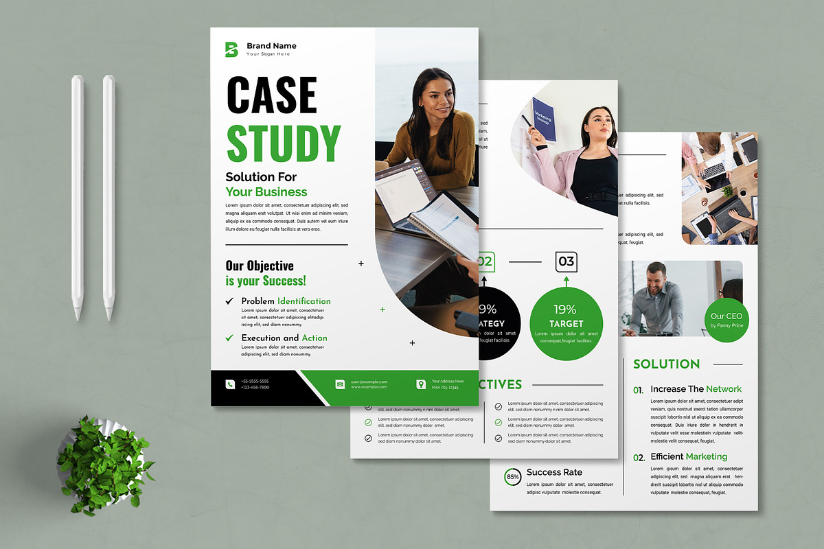 Business Case Study Design, a Stationery Template by MightyDesign (Photo 1 of 6)
