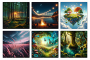 Summer Background, an Illustration by RobertsArt (Thumbnail 3 of 5)