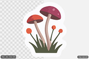 Cute Flower Sticker Design Bundle, an Illustration by Actual Pixel (Thumbnail 8 of 26)