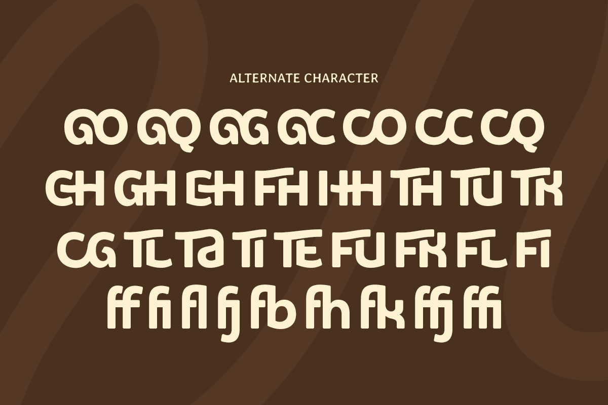 Gobach - Unique Bold Food Font, a Sans Serif Font by TokoPress (Photo 12 of 13)