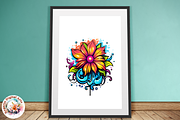 Watercolor Lily Logo Art Clipart, an Object Graphic by Negarin Digital Art (Thumbnail 11 of 11)