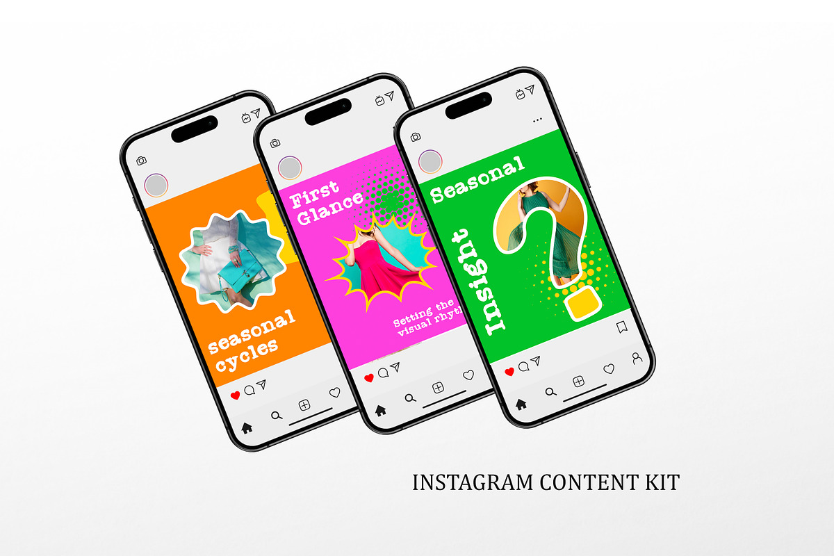 POP-ART Instagram Social Media Kit, a Social Media Template by Artisan Vibes (Photo 2 of 7)