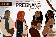 PREGNANT female. Modern art., a Decorative Illustration by EasyArt (Thumbnail 1 of 14)