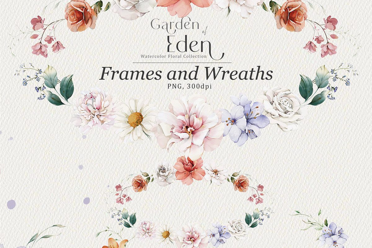 Watercolor Flower Blooms, a Decorative Illustration by Damian Roh (Photo 8 of 15)