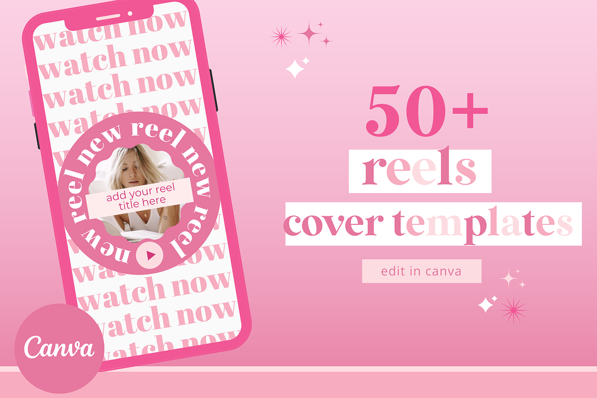 Pink Instagram Reel Covers, a Social Media Template by Oh So Social Boutique (Photo 2 of 5)