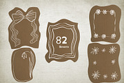 Kraft Paper Chalk Collage Elements, an Object Graphic by HabitusDesigns (Thumbnail 9 of 11)