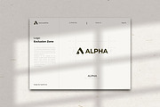 Alpha Brand Guideline, a Brochure Template by Aura Agency (Thumbnail 4 of 9)