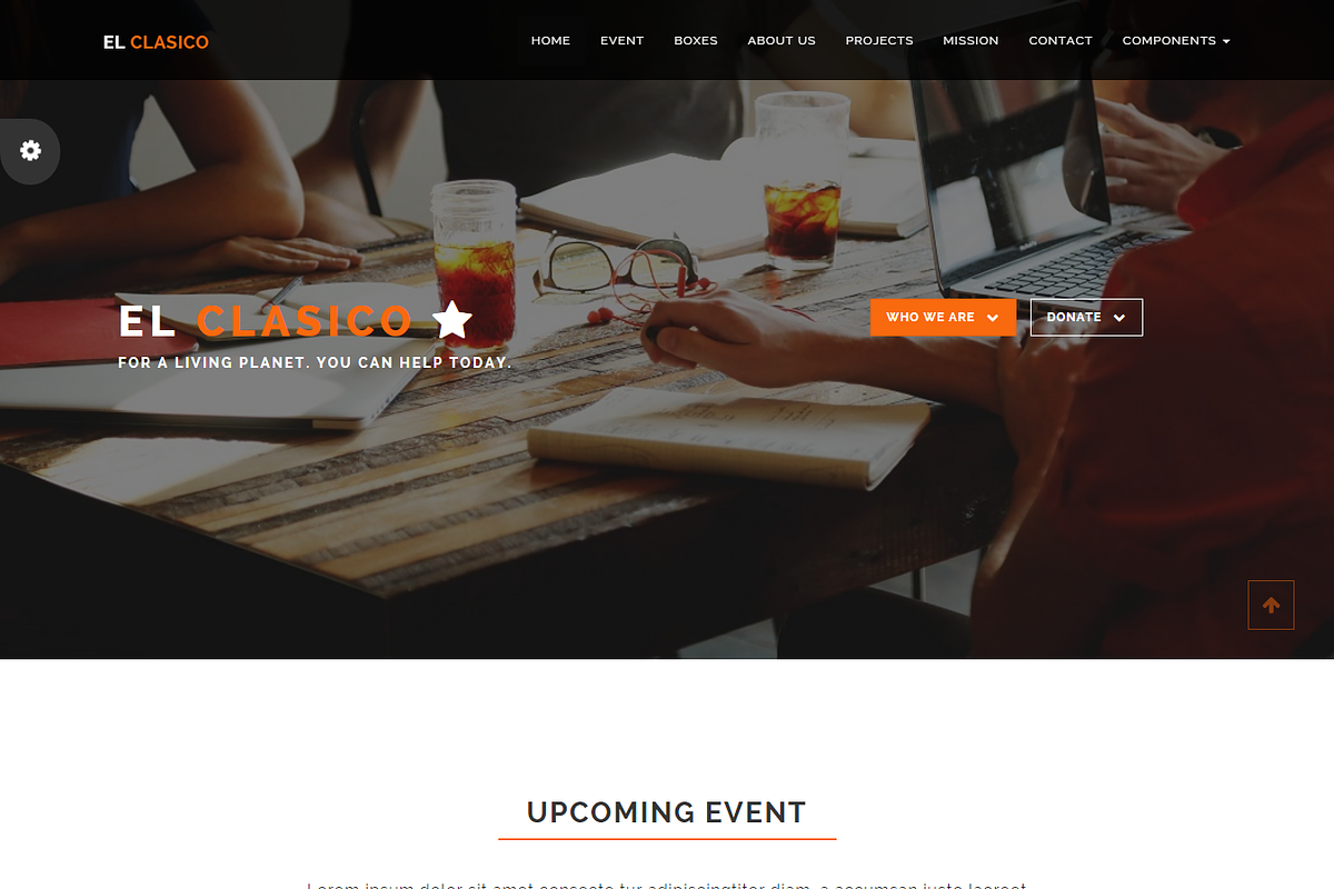 El Clasico- Multipurpose template, a Bootstrap Template by uExel Web Design Shop (Photo 3 of 3)